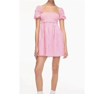 Aritzia Sunday Best Hadley Gingham Dress